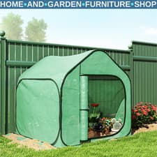Image of Mini Pop-Up Greenhouse with 150 x 148cm Reinforced PE Cover and Zipper Door