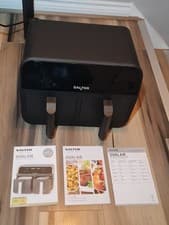 Image of Salter EK4750BLKNMOBF 9L Dual Basket Air Fryer - Black - (NEW)