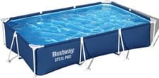 Image of BESTWAY Steel Pro 3m x 2m x 66cm Rectangular Above Ground Pool Kit BRAND NEW Z03