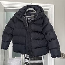 Image of Napapijri Geographic Women’s Black  Puffa Jacket Size L