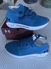 Image of Under Armour UA HOVR Phantom Trainers UK10 In Blue 2018 Brand New Boxed.
