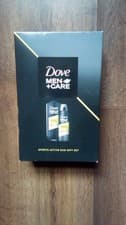 Image of Dove Men+care Set Body & Face Wash 250ml Deodorant Spray 150ml Gift Set New