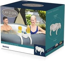 Image of BESTWAY LAY-Z SPA HOT TUB ACCESSORIES 2X CUP DRINKS HOLDER & SNACK TRAY