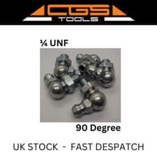 Image of 1/4" UNF Grease Nipples 90 Deg (5)
