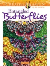 Image of Creative Haven Entangled Butterflies Coloring Book by Dr. Porter, Angela: New