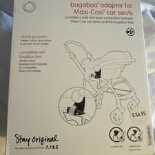 Image of Bugaboo Bee (original) Maxi Cosi Baby Car Seat Adapters Brand New