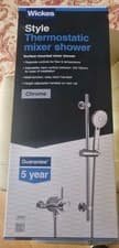 Image of Wickes Style Thermostatic Mixer Shower Kit.