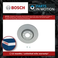 Image of 2x Brake Discs Pair Vented Front 308mm 0986479113 Bosch Set 569061 9184405 New