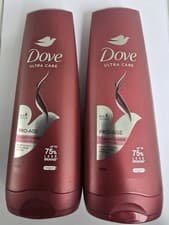 Image of 2 X Dove Ultra Care Conditioner For Brittle Hair 350ml Each Brand New