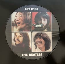 Image of The Beatles 'Let It Be' Picture Disc Sealed Brand New!