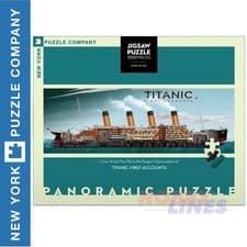 Image of TITANIC FIRST ACCOUNTS Penguin Random House 1982 1000pc Jigsaw Puzzle NPZPG1906