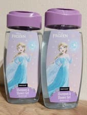 Image of 2 x 210ml ELSA Disney Frozen Sence 2 in 1 Shampoo & Shower Gel Blueberry Scent