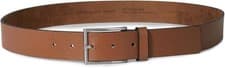 Image of Hugo Boss Mens Gisport Leather Belt Medium Brown 100cm-38 ( fits 36” ) New