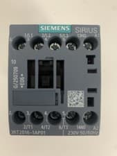 Image of Siemens 3RT2016-1AP01 Contactor, AC-3, 4Kw/400V, 1No, AC 230V, 50/60 Hz,
