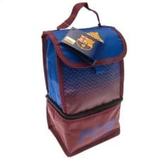 Image of New Official FC Barcelona 2 Pocket Insulated Compartment Lunch Bag