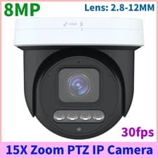 Image of 15X Zoom 8MP POE Human Auto Tracking PTZ IP Camera 2.8-12MM 30fps
