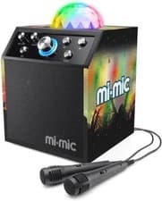 Image of MI-MIC TY6088A Bluetooth Karaoke Speaker With Microphone & Disco Light Cube kids