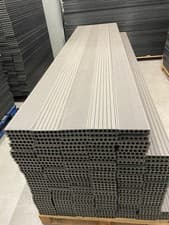 Image of Composite Decking Boards Anthracite Grey 2.9m WPC Anti Slip Garden Decking £5m
