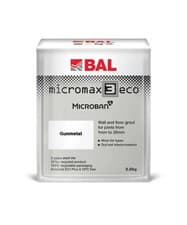 Image of Bal  Micromax 3eco Wall And Floor Grout 2.5kg  Gunmetal