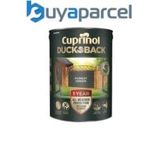 Image of Cuprinol 5092438 Ducksback 5 Year Waterproof for Sheds & Fences Forest Green 5 l