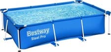 Image of Above Ground Swimming Pool Bestway Steel Pro 259 x 170 x 61cm Rectangular Pool