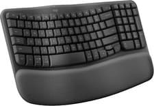 Image of Logitech Wave Keys Wireless Ergonomic Keyboard - US - GRAPHITE - Refurbished