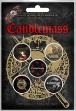 Image of Candlemass – The Door to Doom badge pack x 5 Original Licenced memorabilia