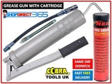 Image of Lever Action Heavy Duty 500CC Manual Type Grease Gun - Flexi & Rigid Hoses 25-63