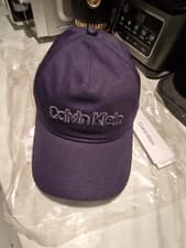 Image of CK Calvin Klein Mens Baseball Cap Hat. One Size Fits Most, Adjustable - Black