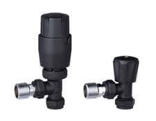 Image of Thermostatic Radiator Valves TRV Straight/Angled Chrome Anthracite Gold
