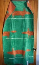 Image of Scion Living Mr Fox Bath Towel Colour Green Size 70cm x 130cm 100% Cotton