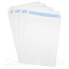 Image of Quality 90 GSM Plain White Envelopes - Strong Self Seal - A4/C4 A5/C5 DL Sizes 
