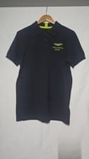 Image of Aston Martin Racing Team Travel s/s Polo Shirt 2017 Navy Men's Small BNWT