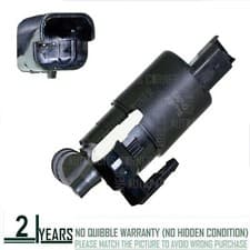 Image of TWIN OUTLET WINDSCREEN WASHER PUMP FOR FIAT SCUDO, ULYSSE, LANCIA PHEDRA