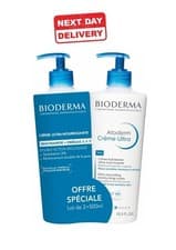 Image of Bioderma Atoderm Ultra Nourishing Cream Unscented 2 x 500ml – Made in France