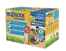 Image of Hozelock Superhoze 40m Expanding Garden Hose - Durable & Flexible