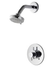 Image of Aqualisa Aspire DL Concealed Mixer Shower - Fixed 4-Spray Harmony Head, Chrome