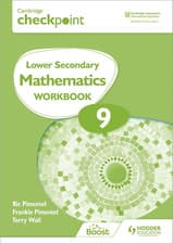 Image of Cambridge Checkpoint Lower Secondary Mathematics Workbook 9: Second Edition