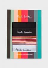 Image of Mens Paul Smith 3 Pack Organic Cotton Stretch Trunks Boxer Shorts S-XXL RRP £46