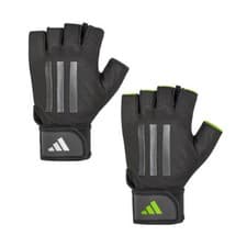 Image of Adidas Weight Lifting Gloves Padded Gym Workout Fitness Exercise Wrist Strap