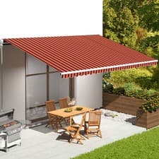 Image of 3/4/5/6M Retractable Awning Manual Outdoor Garden Canopy Patio Sun Shade Shelter