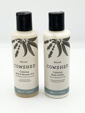 Image of Cowshed Calming Bath & Shower Gel and Calming Body Lotion Duo 100ml Each NEW