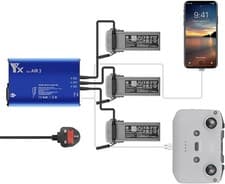 Image of Multi Battery Charger Charging Hub for DJI Air 3 / 3S Drone(not for Dji Air 2/A