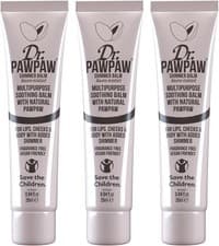 Image of Dr. PAWPAW Shimmer Balm 25ml x3 Multipack - Multi-Purpose Balm, PawPaw Lip Balm