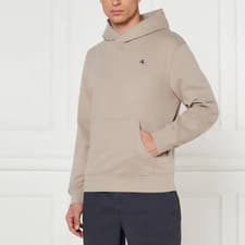 Image of CALVIN KLEIN JEANS Mens Beige Pullover Cotton Hoodie Size Medium BNWT REF C1696