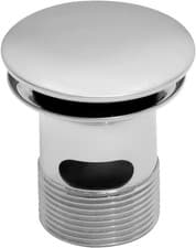 Image of Bristan W BASIN16 C Round Push Basin Waste Chrome Plated Slotted NEW