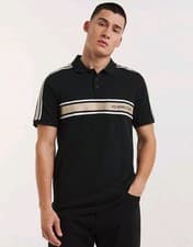 Image of Voi Jeans Men's T-Shirt in Black with Logo - Size M, Chest 39/41 - BNWT
