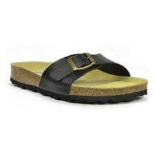 Image of Sanosan Womens/Ladies Malaga Leather Sandals  BS3059
