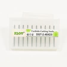 Image of KLOT 10pcs Whole Solid Carbide PCB Micro Drill Bit 1mm-1.69mm Shank 3mm 55D