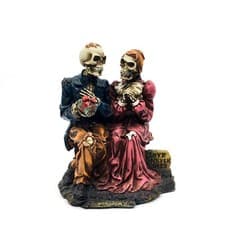 Image of Skeleton Couple Love Never Dies Figurine | Summit | Halloween